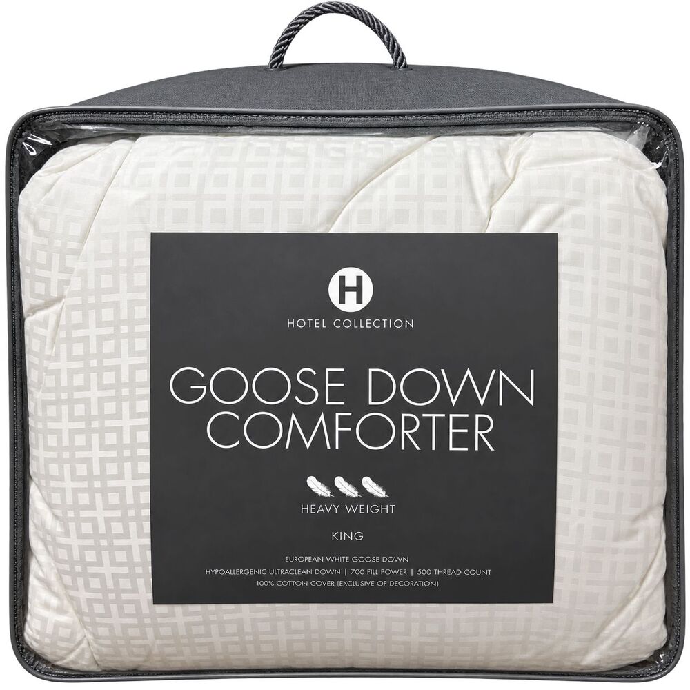 Hotel Collection White Goose Down Comforter King Heavyweight 700Fill Power $1300